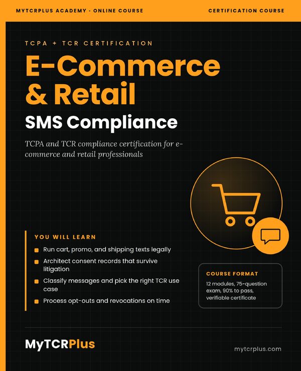 E-Commerce & Retail SMS Compliance