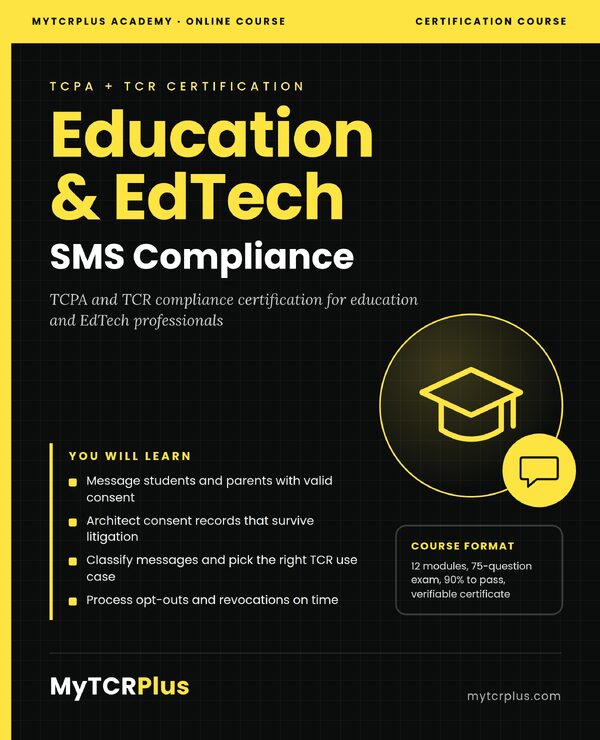 Education & EdTech SMS Compliance