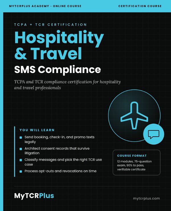 Hospitality & Travel SMS Compliance
