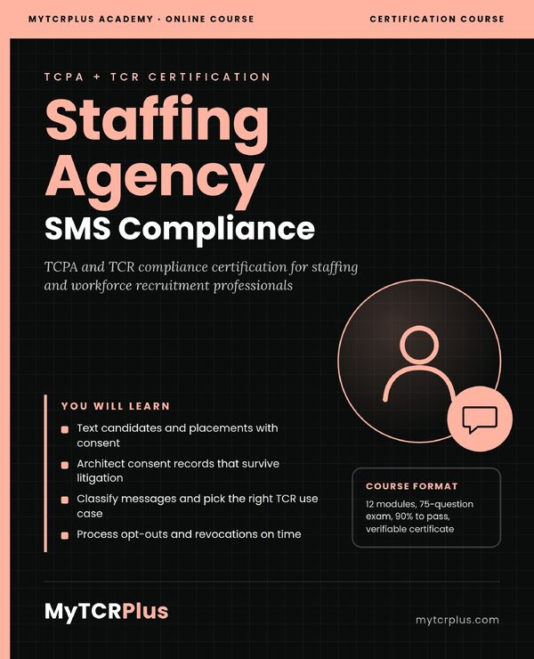 Staffing Agency SMS Compliance